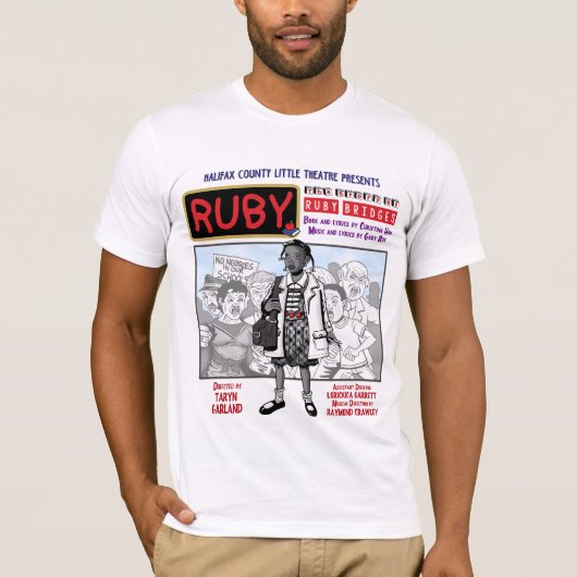 T-shirt RUBY Production Mannen (Voorkant)