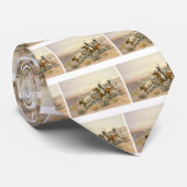 T-SHIRT Rundveer Stropdas (Opgerold)