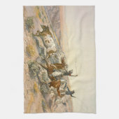 T-SHIRT Rundveer Theedoek (Verticaal)