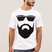T-shirt S M L XL Bearded Inked Geweldige (Voorkant)