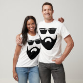 T-shirt S M L XL Bearded Inked Geweldige (Unisex)
