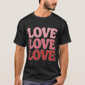 T-shirt Saint-Valentin – Design amour romantique (Voorkant)