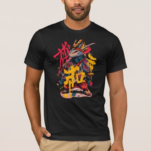 T-Shirt Samurai squirrel (Voorkant)