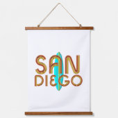 T-SHIRT San Diego Hangend Wandkleed (Voorkant)