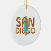T-SHIRT San Diego Keramisch Ornament (Rechts)