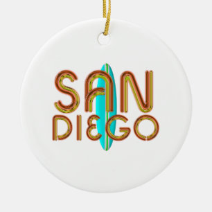 T-SHIRT San Diego Keramisch Ornament