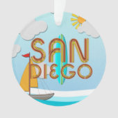 T-SHIRT San Diego Ornament (voorkant)
