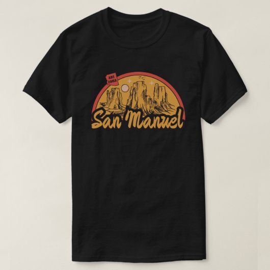 T-shirt San Manuel, Arizona (Design voorkant)