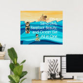 T-SHIRT Sand Diva Poster (Thuiskantoor)