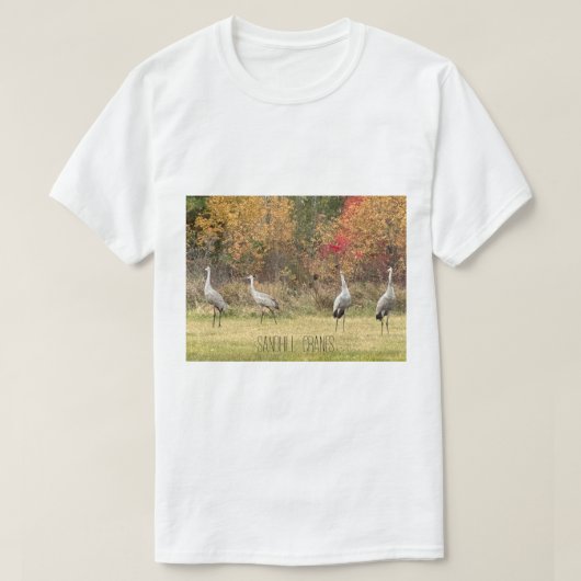 T-shirt - Sandhill kranen (Design voorkant)