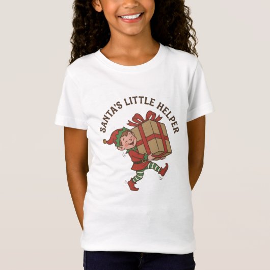 T-Shirt Santa’s Little Helper (Voorkant)
