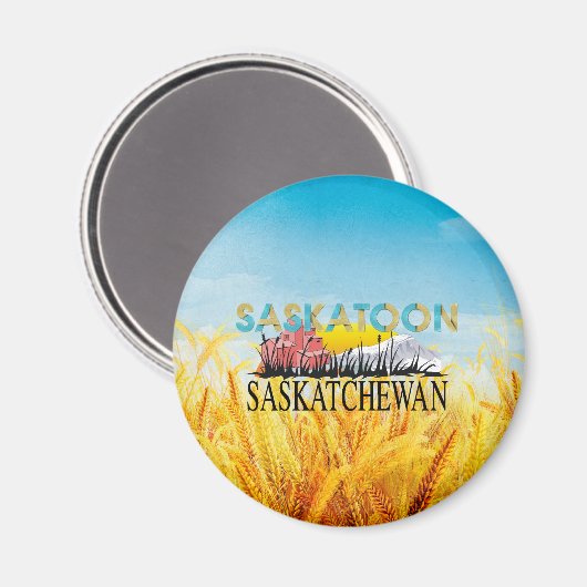 T-SHIRT Saskatoon Magneet (Voorkant / Achterkant)