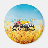 T-SHIRT Saskatoon Magneet (Voorkant)