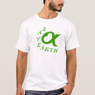 T-shirt save earth planeet
