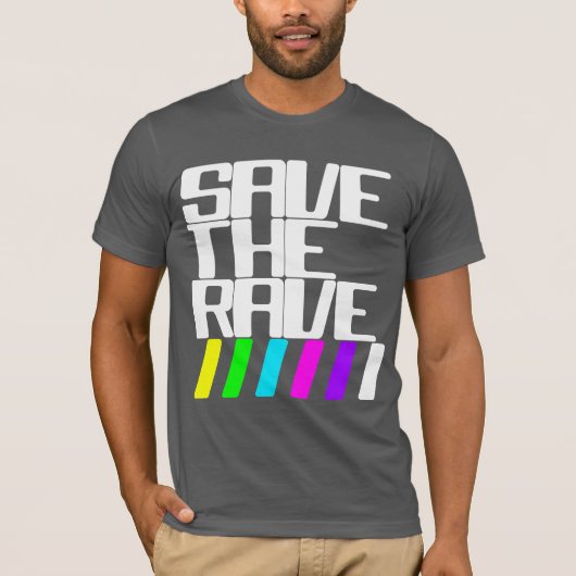 T-Shirt Save The Rave 2 (Voorkant)