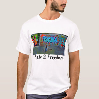 T-shirt, Schaats 2 Vrijheid T-shirt