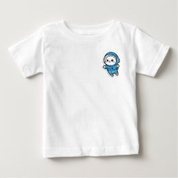 T-shirt Schattige Astronaut Kat Kawaii Voor Baby