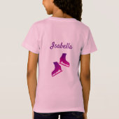 T-shirt Schatting meisje Paars Roze (Achterkant)