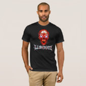 T-shirt Schedel Verlicht - Rebellion78 (Voorkant volledig)