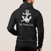 T-shirt - Scheepsanker met naam (achterkant) (Achterkant)