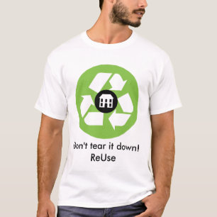 T-shirt - Scheur het niet af! Hergebruik