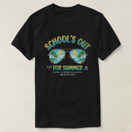 T-shirt 'School is Uit voor de Zomerstrand'