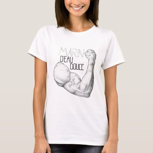 T-shirt Schots zeewater (Voorkant)