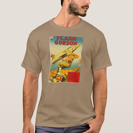 T-Shirt Sci-Fi Flash Gordon 1948 (Voorkant)