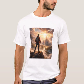 T-shirt Sci-Fi Mannelijk Personage