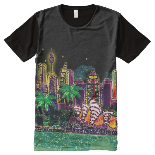 T-shirt | Sequin Art Print Sydney Australia (Voorkant)