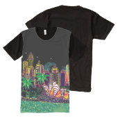 T-shirt | Sequin Art Print Sydney Australia (Voorkant en achterkant)