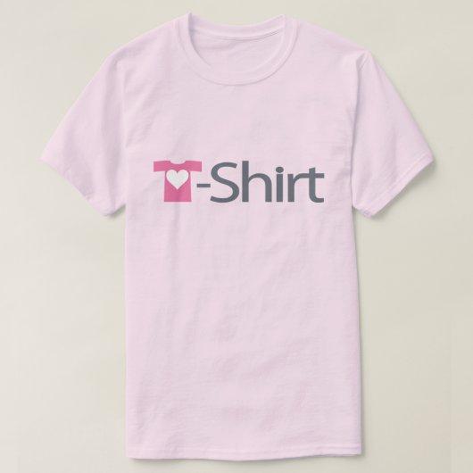 T-shirt serie: Love T-shirt 2 Basic T-shirt (Design voorkant)