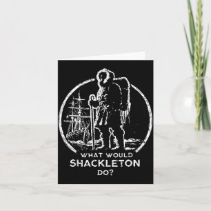 T-shirt Shackleton Leiderschapsenergie Managers Re Kaart