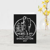 T-shirt Shackleton Leiderschapsenergie Managers Re Kaart (Gele Bloem)