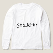 t shirt shalom kunst (Voorkant)