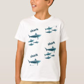 T-shirt Shark  (Voorkant)