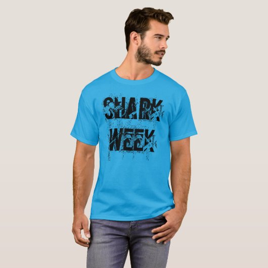 T-shirt "Shark Week" (Voorkant volledig)