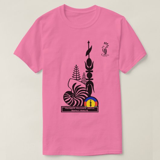 T-shirt-shirt/broederschap. Solidariteit. Justitie T-shirt (Design voorkant)