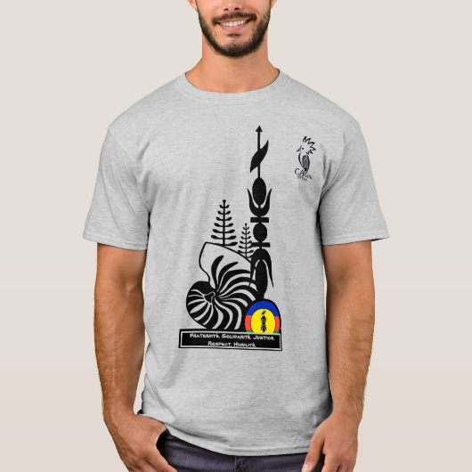 T-shirt-shirt/broederschap. Solidariteit. Justitie T-shirt (Voorkant)