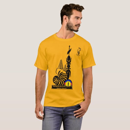 T-shirt-shirt/broederschap. Solidariteit. Justitie T-shirt (Voorkant volledig)