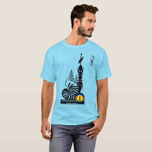 T-shirt-shirt/broederschap. Solidariteit. Justitie T-shirt (Voorkant volledig)