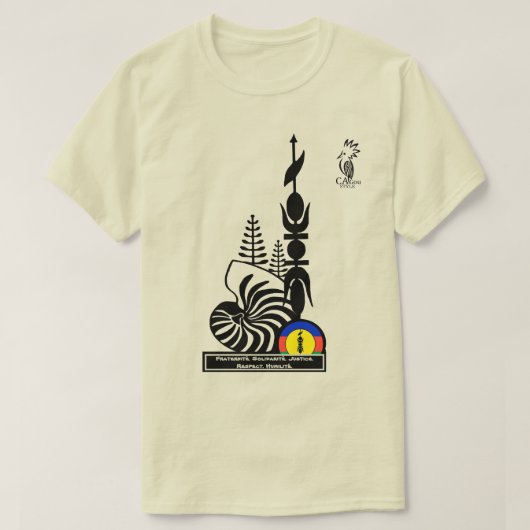 T-shirt-shirt/broederschap. Solidariteit. Justitie T-shirt (Design voorkant)