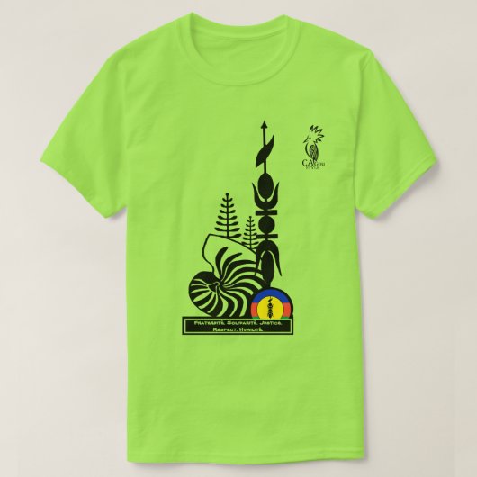 T-shirt-shirt/broederschap. Solidariteit. Justitie T-shirt (Design voorkant)