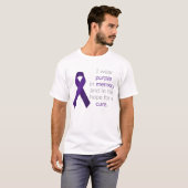 T-shirt-shirt pancreaskanker t-shirt (Voorkant volledig)