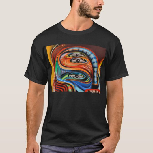 T-shirt-Shirt: Straatkunst T-shirt (Voorkant)