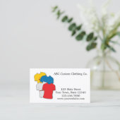 T-shirt Shop Visitekaartje (Staand voorkant)