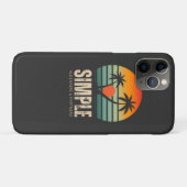 T-shirt Simple Sunset - Tropical vibes design Case-Mate iPhone Case (Achterkant (horizontaal))