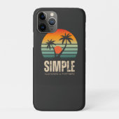 T-shirt Simple Sunset - Tropical vibes design Case-Mate iPhone Case (Achterkant)