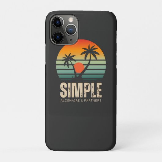 T-shirt Simple Sunset - Tropical vibes design Case-Mate iPhone Case (Achterkant)