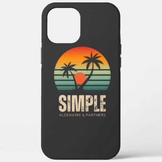 T-shirt Simple Sunset - Tropical vibes design Watc Case-Mate iPhone Case (Achterkant)